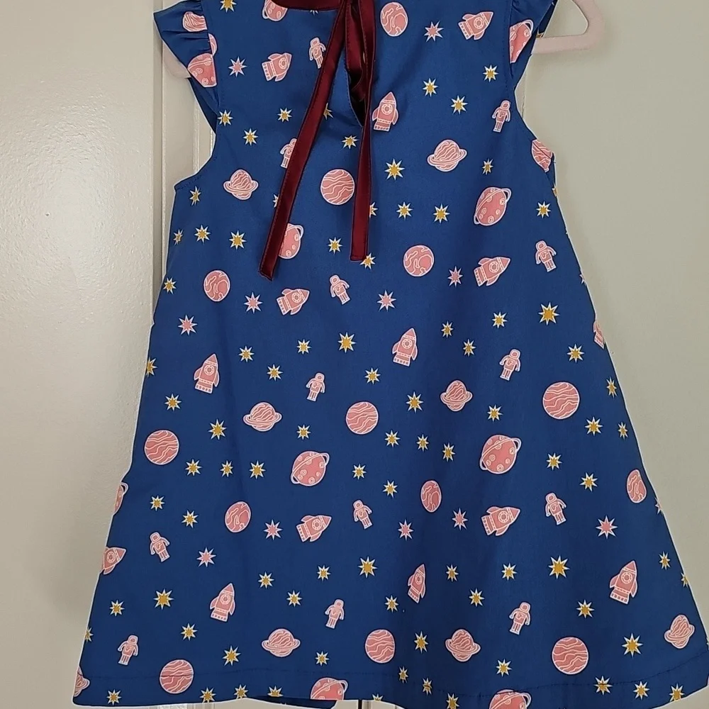 WildFlowers 2 Rocket Dress With Satin Trim Bows